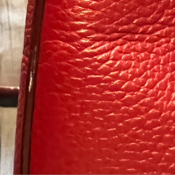 Red Francis Valentine red bucket handbag - Picture 8 of 9